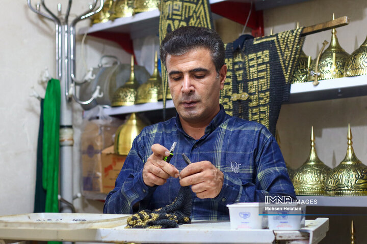 Art of Devotion: Isfahan's Artisans Create Breathtaking Chain Mail, Kolah Khud for Religious Rituals