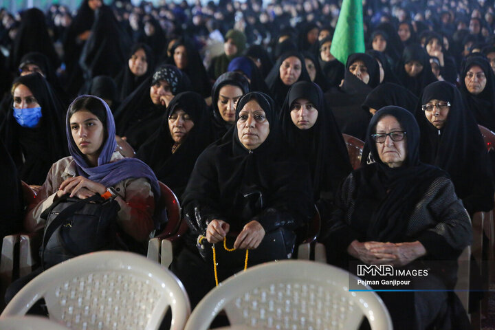 مراسم عزاداری دهه دوم محرم در خیمه حسینی بچه‌های آسمان