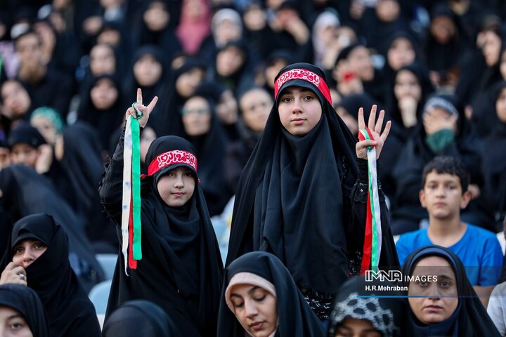 اجتماع دختران انقلاب در ورزشگاه آزادی