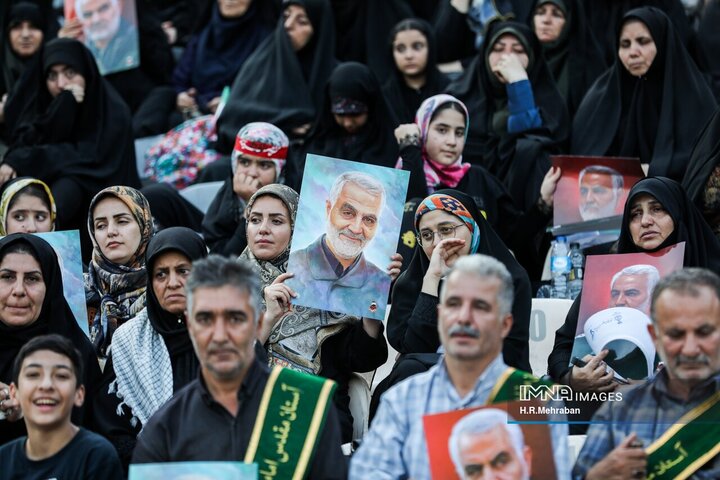 اجتماع دختران انقلاب در ورزشگاه آزادی