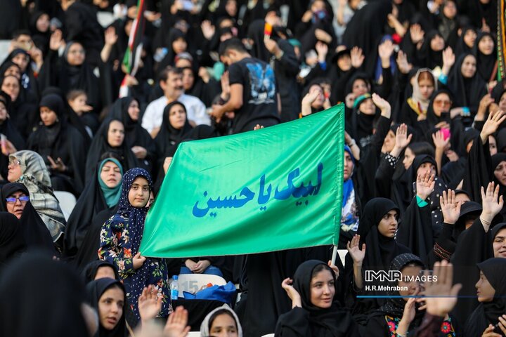 اجتماع دختران انقلاب در ورزشگاه آزادی