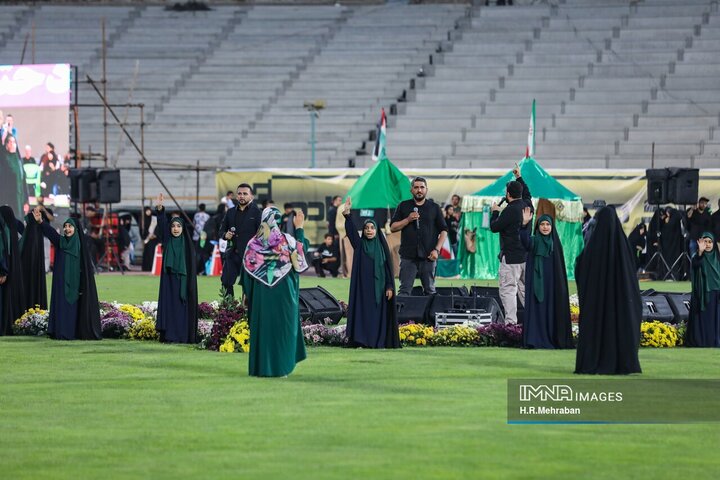 اجتماع دختران انقلاب در ورزشگاه آزادی