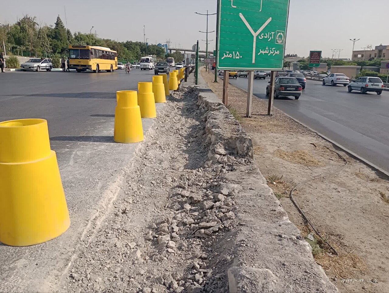 پیشرفت ۲۵ درصدی ایمنسازی بزرگراه شهید دستجردی