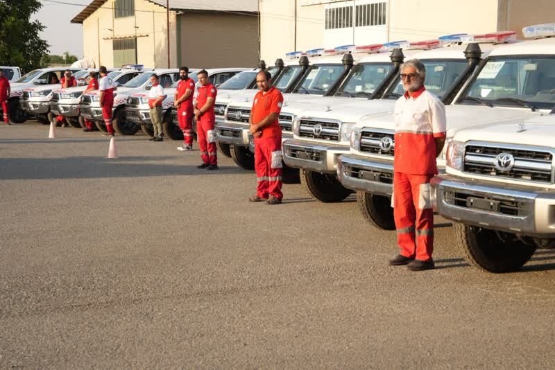 الحاق ۳۱ خودرو امدادی و اداری به ناوگان جمعیت هلالاحمر آذربایجانغربی