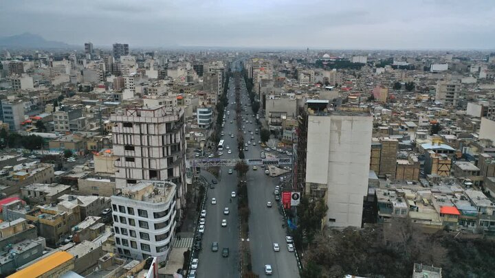 اصلاح هندسی تقاطع خیابان سامانلو و بلوار شاهد در منطقه ۲ قم