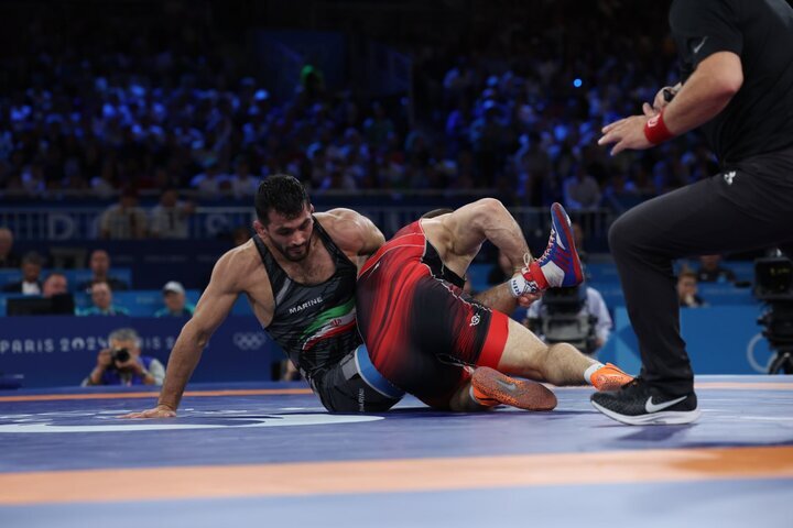 Iranian wrestler Hassan Yazdani claims silver in paris olympics