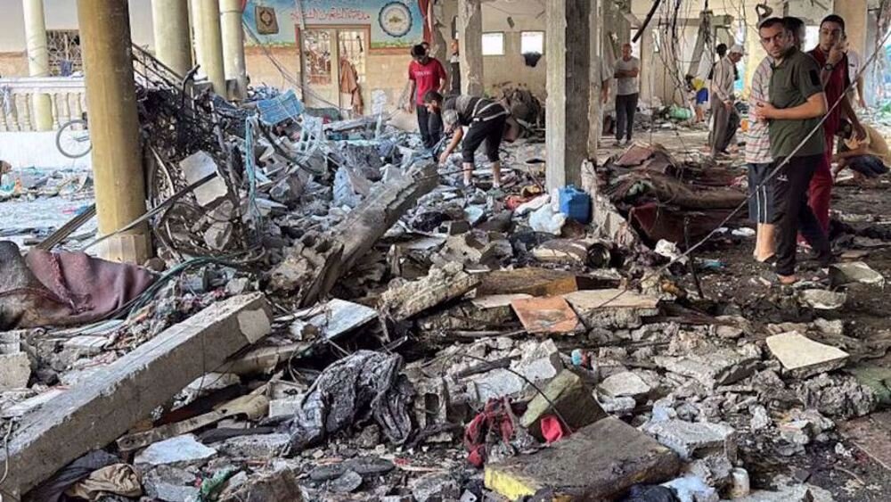 Gaza under attack: Israeli Forces Bomb School-Turned-Shelter, Killing Over 100 Palestinians