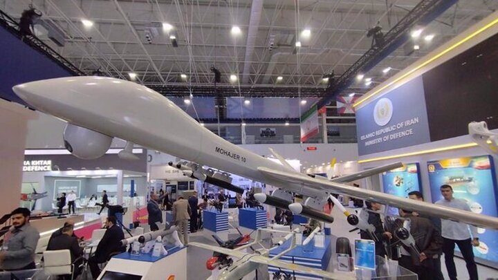 Iran Unveils Indigenous Long-Range Drone, Advanced Defense Systems at Russian Military Forum