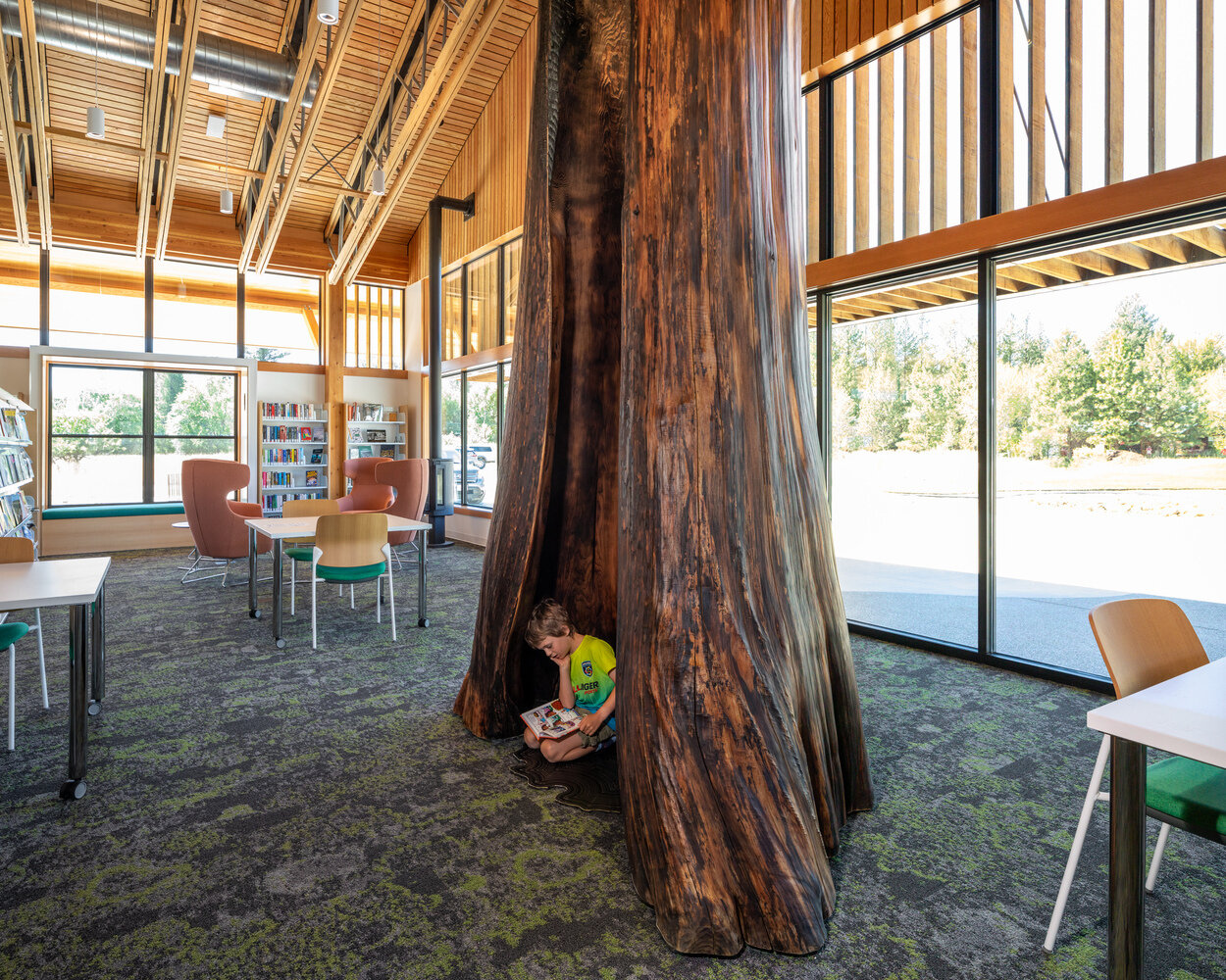 طراحی کتابخانه دوستدار کودک چگونه است ؟ + تصاویر