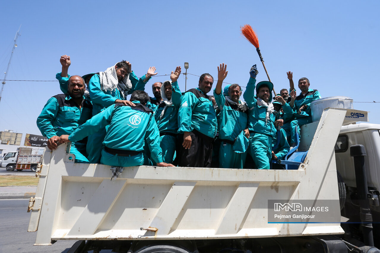 جمعآوری ۲۴۰ تن پسماند از شهر کربلا