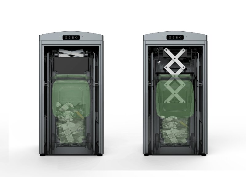 سطلهای زباله هوشمند خورشیدی در شهر انگلیسی