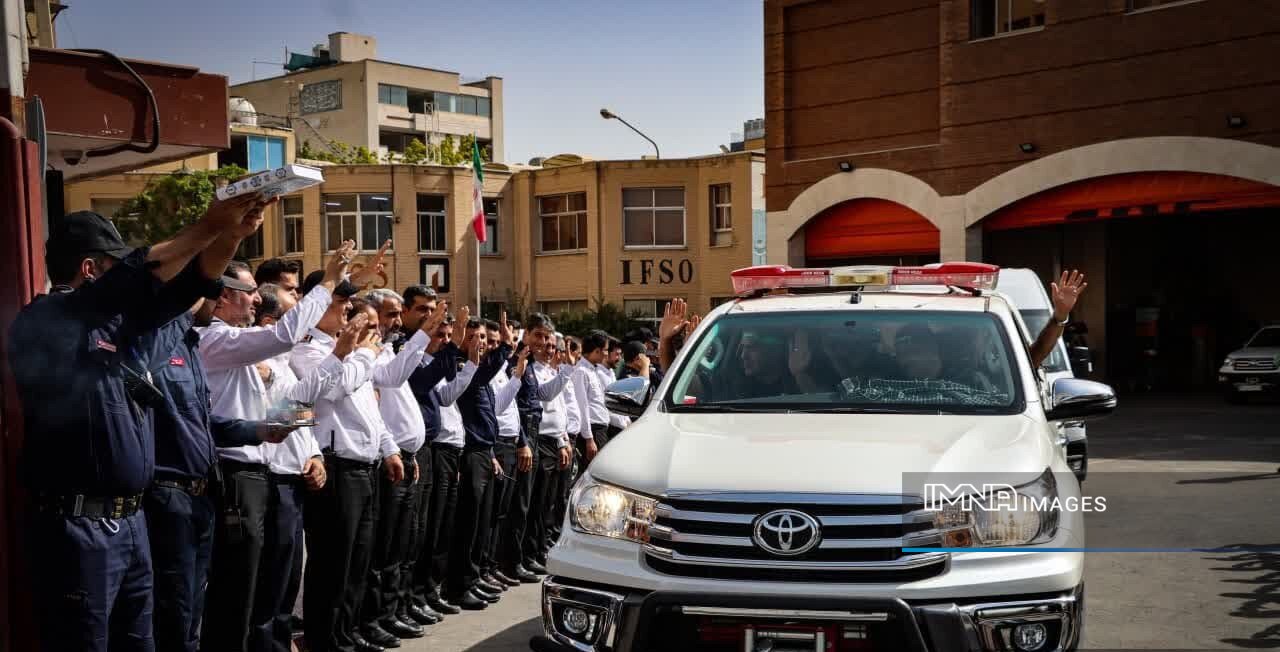 اکیپ دوم آتشنشانان اصفهان به کربلا اعزام شدند