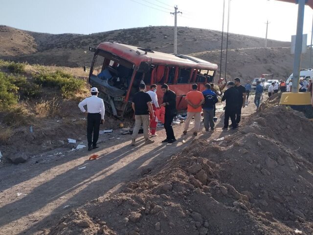 ۲۰ نفر از حادثه‌دیدگان گیلانی واژگونی اتوبوس مرخص شدند