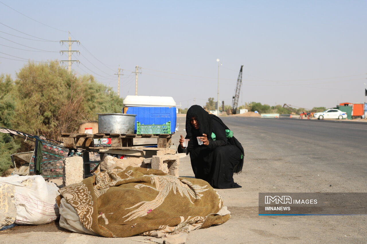 دلهایی که در مسیر کربلا میتپد، روایتی از زنان جنوب در جاده چذابه