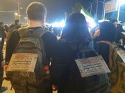 یک مسیر، یک نذر با کوله‌پشتی‌های پر از دعا