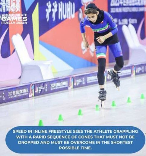 فدراسیون جهانی از پوستر دختر اسکیتباز ایران رونمایی کرد