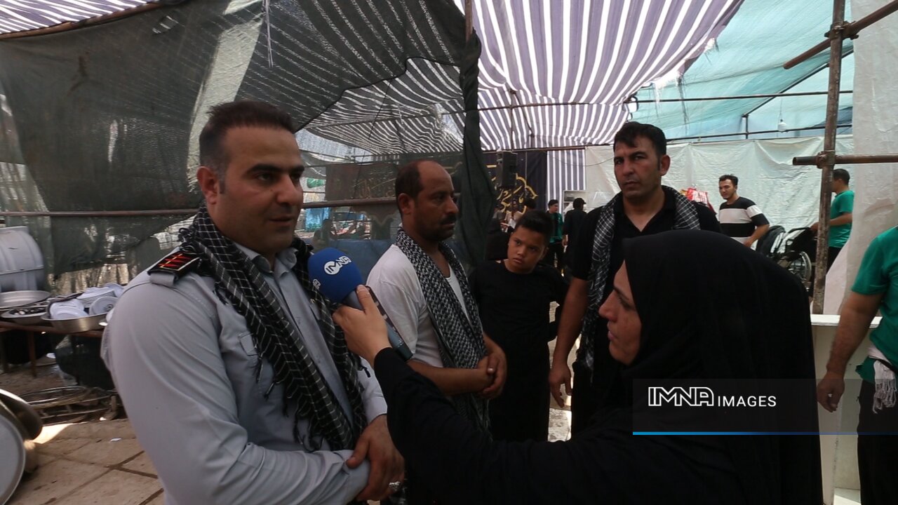 دفاع مدنی آتشنشانان اصفهان در کربلای معلی
