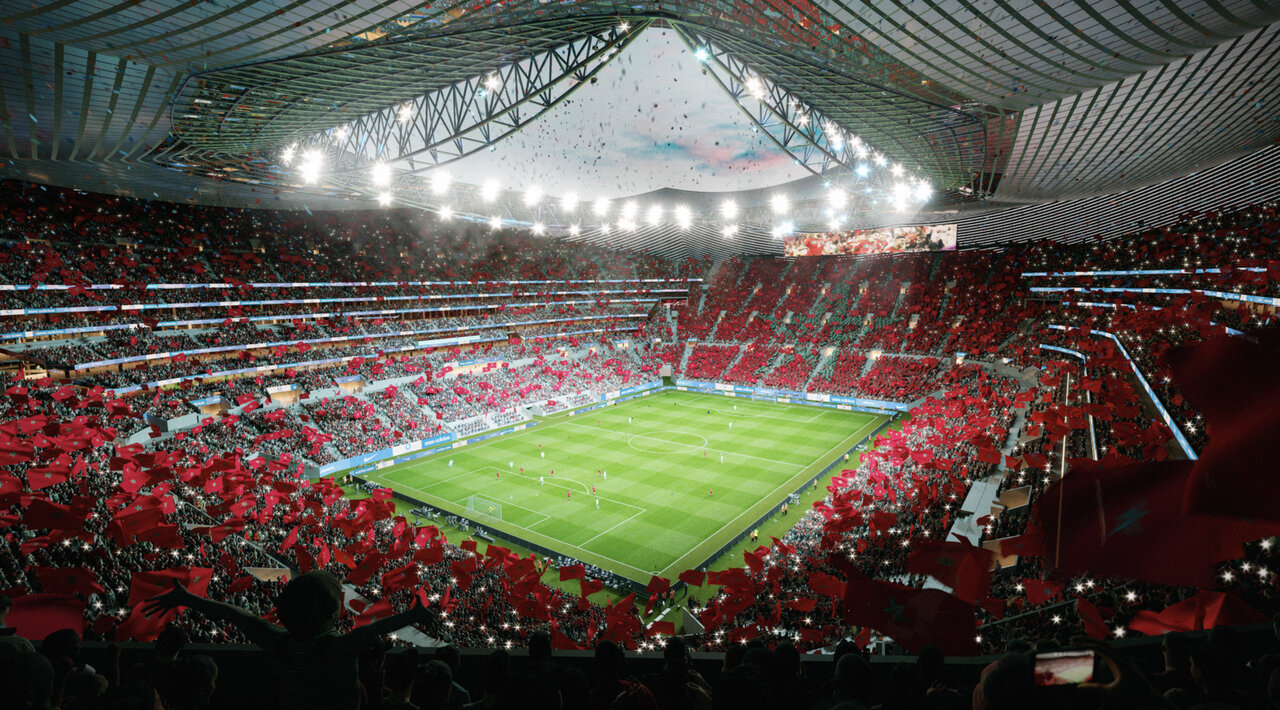 بزرگترین استادیوم فوتبال جهان در مراکش ساخته میشود