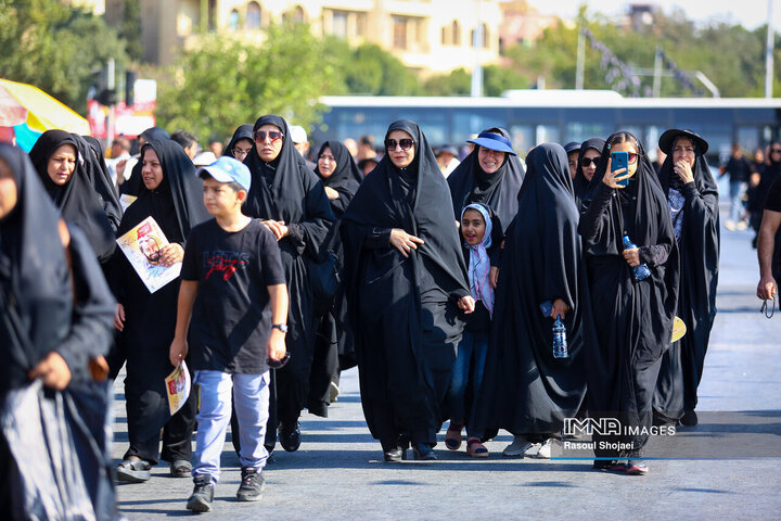 راهپیمایی جاماندگان اربعین در اصفهان