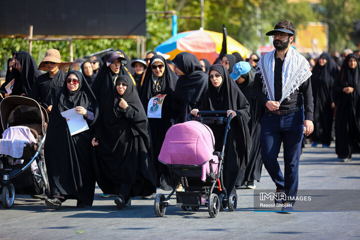 راهپیمایی جاماندگان اربعین در اصفهان