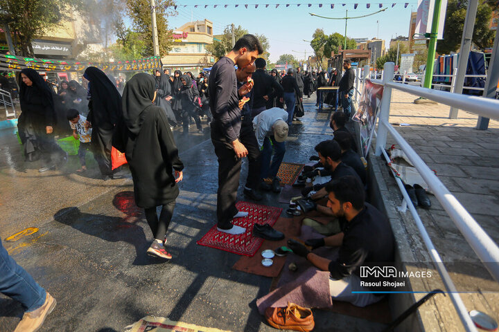 راهپیمایی جاماندگان اربعین در اصفهان