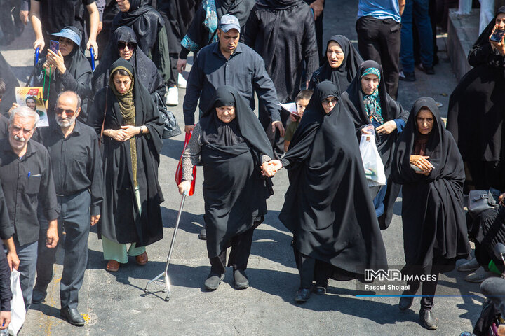 راهپیمایی جاماندگان اربعین در اصفهان