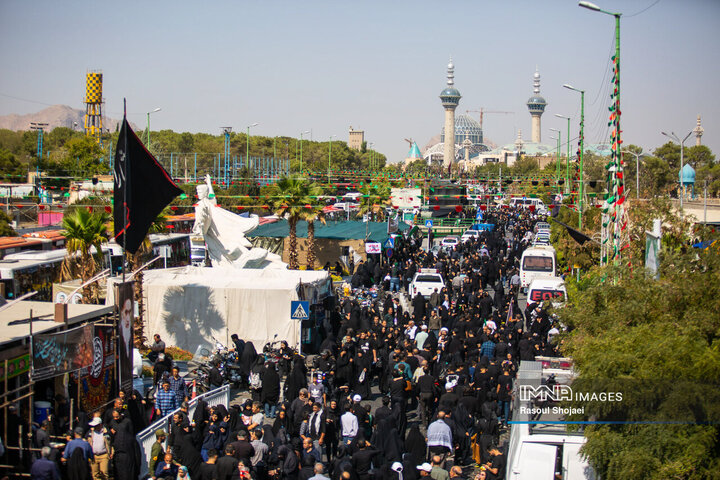 راهپیمایی جاماندگان اربعین در اصفهان