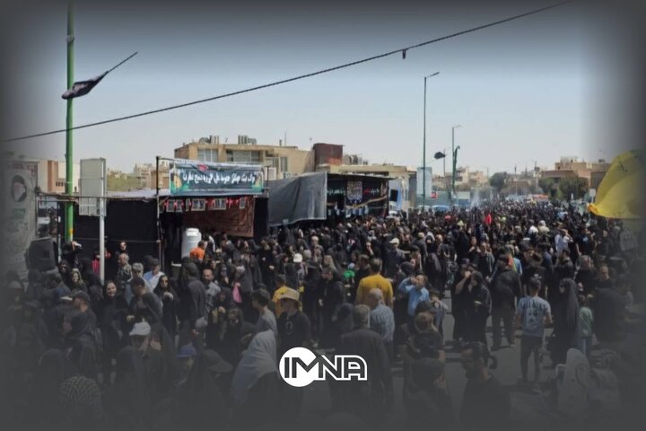 فیلم| شکوه حضور اصفهانی‌ها در راهپیمایی اربعین