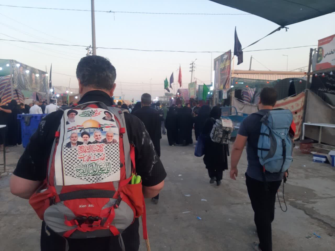 یک مسیر، یک نذر با کولهپشتیهای پر از دعا