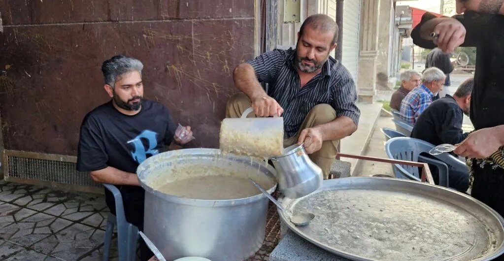 جاماندگان اربعین حسینی در باشت هم‌نوا با بازماندگان واقعه کربلا عزاداری کردند+ تصاویر