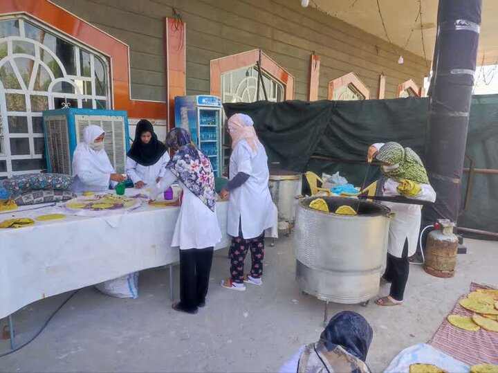 خدمات رسانی جهادگران خراسان جنوبی به زائران اربعین حسینی