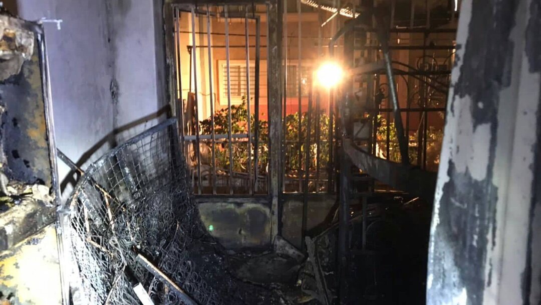 آتشسوزی خوابگاه بانوان در بلوار کشاورز تهران مهار شد + فیلم