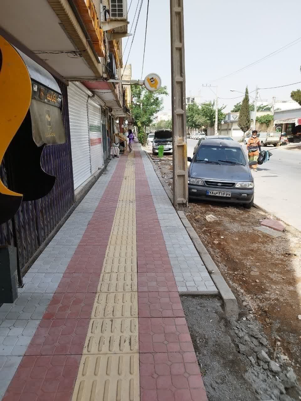 آغاز نهضت پیادهروسازی در معابر منطقه ۷ اصفهان