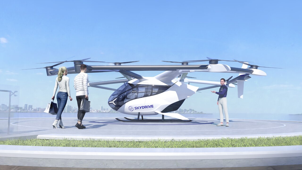 آغاز به کار پرواز عمودی برقی در حملونقل شهر ژاپنی