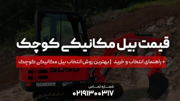 قیمت بیل مکانیکی کوچک + راهنمای انتخاب و خرید