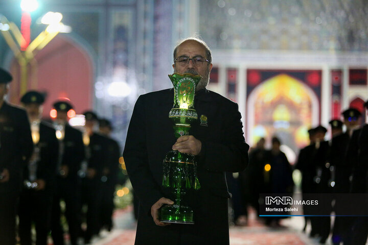 آیین خطبه خوانی شب شهادت امام رضا(ع)