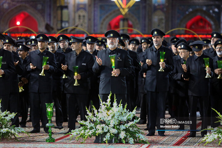 آیین خطبه خوانی شب شهادت امام رضا(ع)