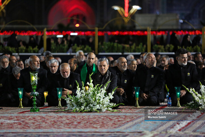 آیین خطبه خوانی شب شهادت امام رضا(ع)