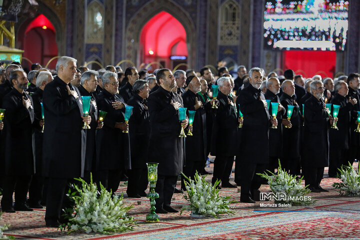 آیین خطبه خوانی شب شهادت امام رضا(ع)