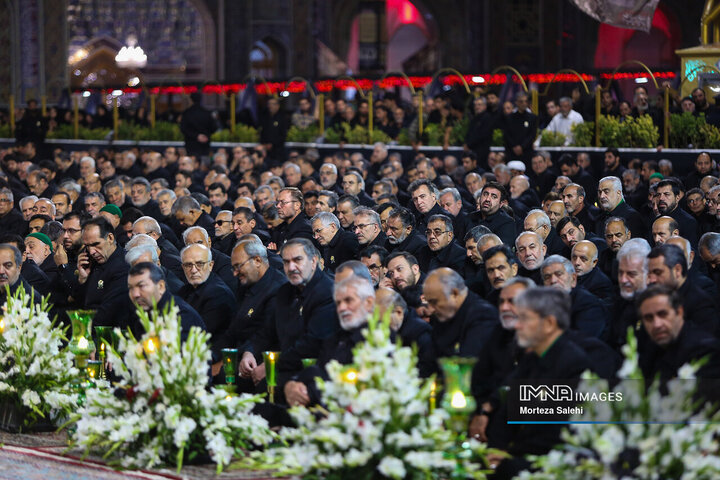 آیین خطبه خوانی شب شهادت امام رضا(ع)