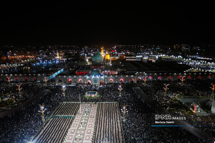 آیین خطبه خوانی شب شهادت امام رضا(ع)