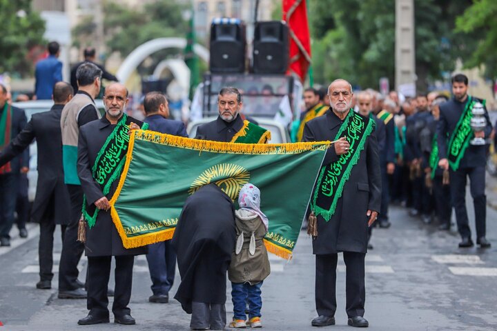 آیین سوگواری شهادت حضرت امام‌ رضا(ع) در استان مرکزی برگزار شد