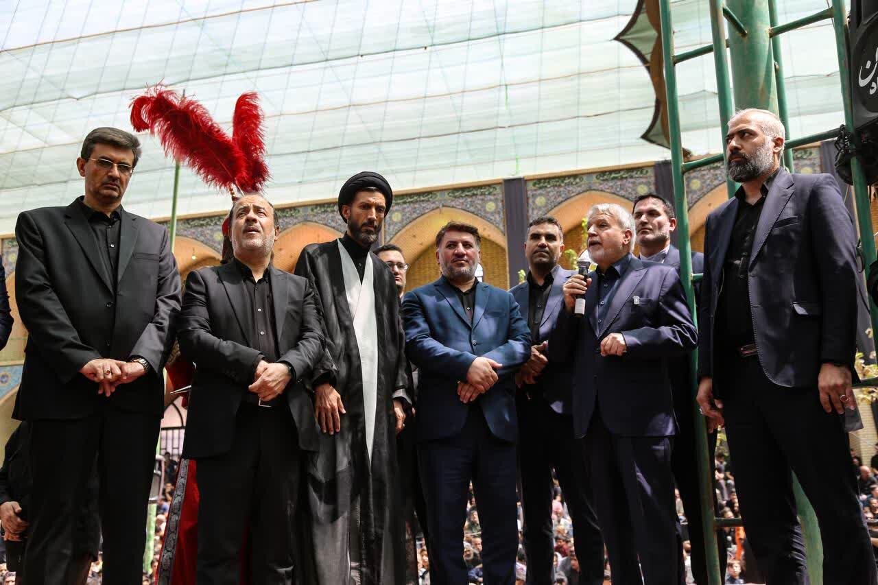 آیین سنتی عزاداری و تعزیهخوانی ایام پایانی ماه صفر در روستای توت+ عکس