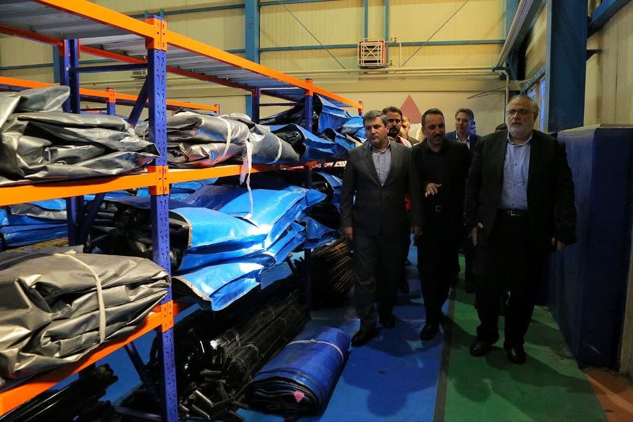 افتتاح پایگاه پشتیبانی مدیریت بحران استان قزوین + عکس