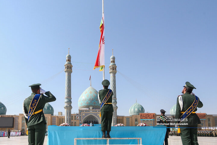 صبحگاه مشترک «عهد سربازی»