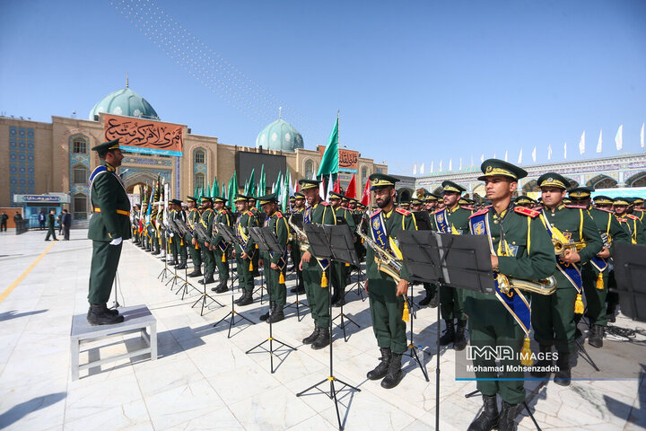 صبحگاه مشترک «عهد سربازی»