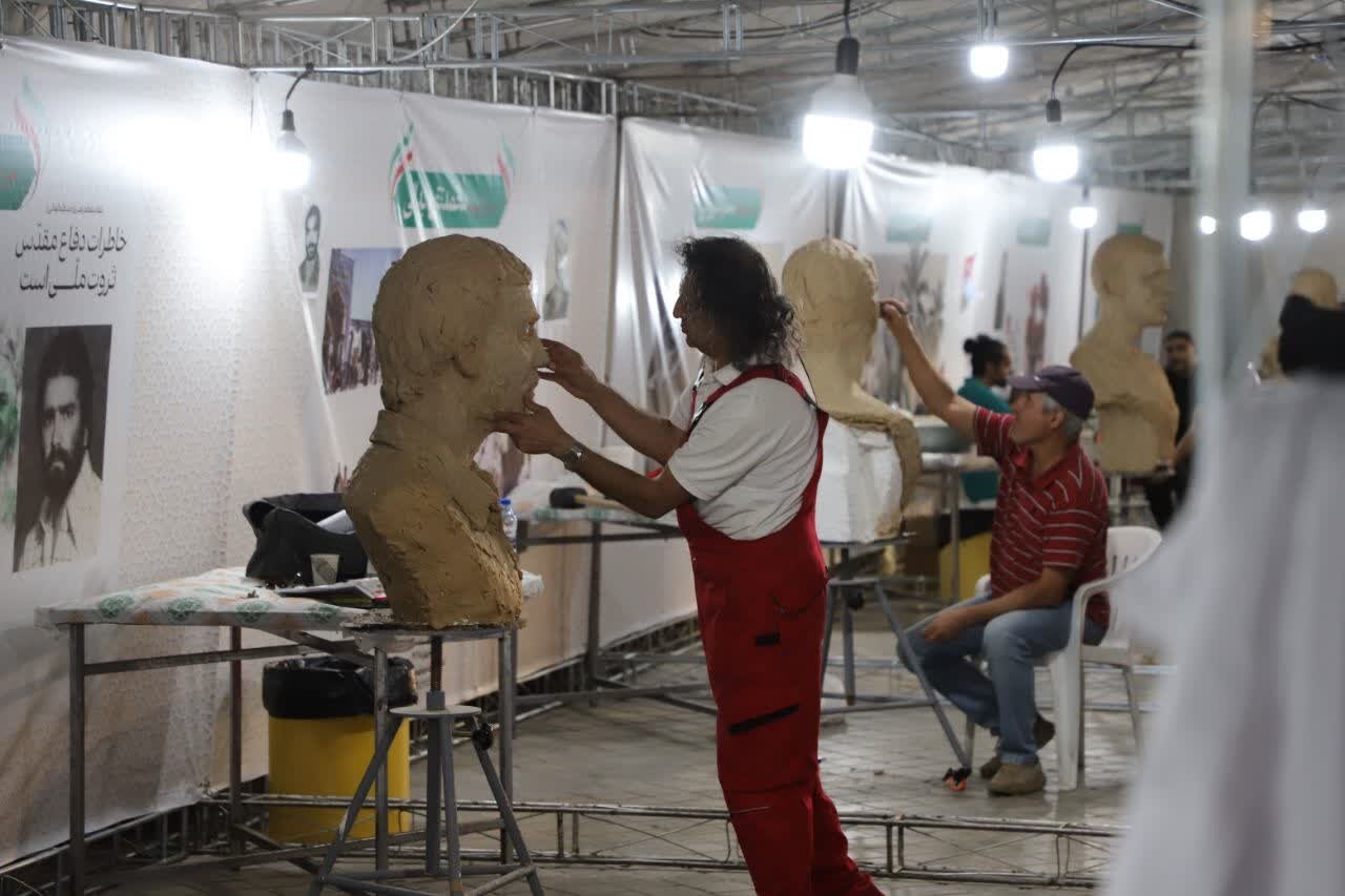 سمپوزیوم ملی مجسمهسازی سرداران شهید در شاهینشهر برگزار میشود