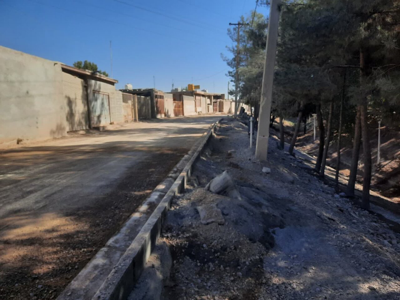 پیشرفت ۸۳ درصدی عملیات ساماندهی خیابان مادی شمسآباد