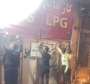 پلمب یک واحد شارژ غیرمجاز و ناایمن گاز  LPG در اراک