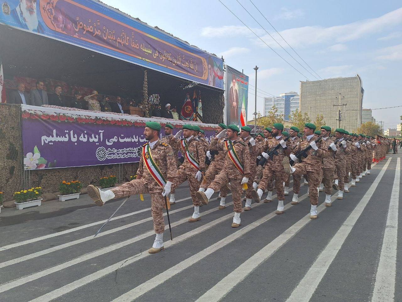 Iranian Armed Forces Hold Military Parade to Mark Sacred Defense Week